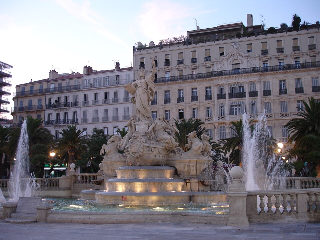 Fontaine de la place de la Liberté à Toulon
