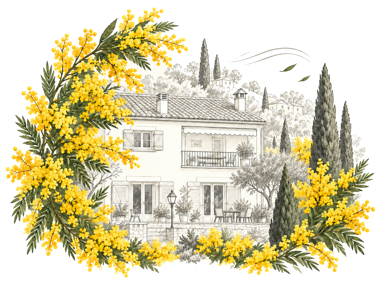 Illustration de la Villa Canto Mistraou